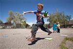Photo of Paxson Students playing ball